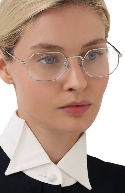 Оправа RAY-BAN серебряного цвета по цене 8995 руб., арт. 6456-2501, фото 2 Оправа RAY-BAN, арт. 6456-2501, фото 2