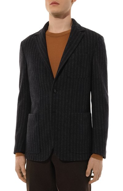 Шерстяной пиджак CANALI, арт. J0147/JY02564, фото 4