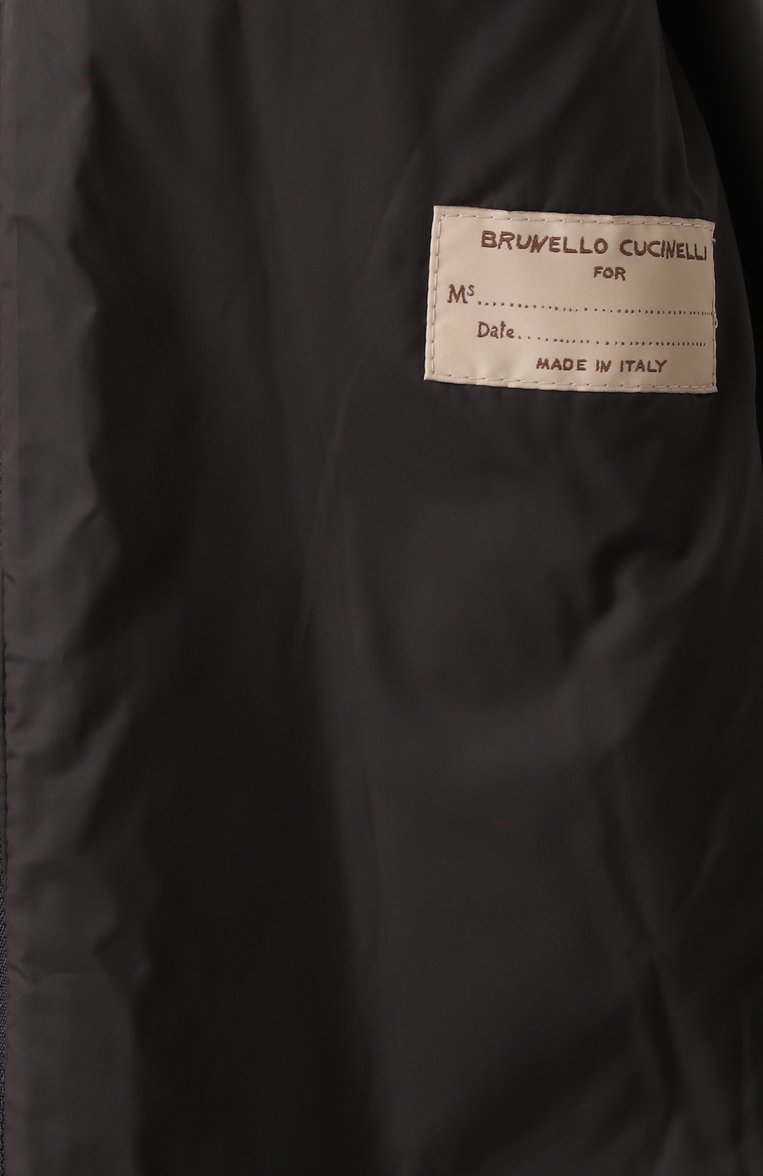 Женская курт�ка из меха козы BRUNELLO CUCINELLI кремового цвета, арт. MPMWL7906 | Фото 7 (Материал подклада: Синтетический материал; Рукава: Длинные; Длина (верхняя одежда): Короткие; Кросс-КТ: Куртка, Утепленные; Стили: Кэжуэл)
