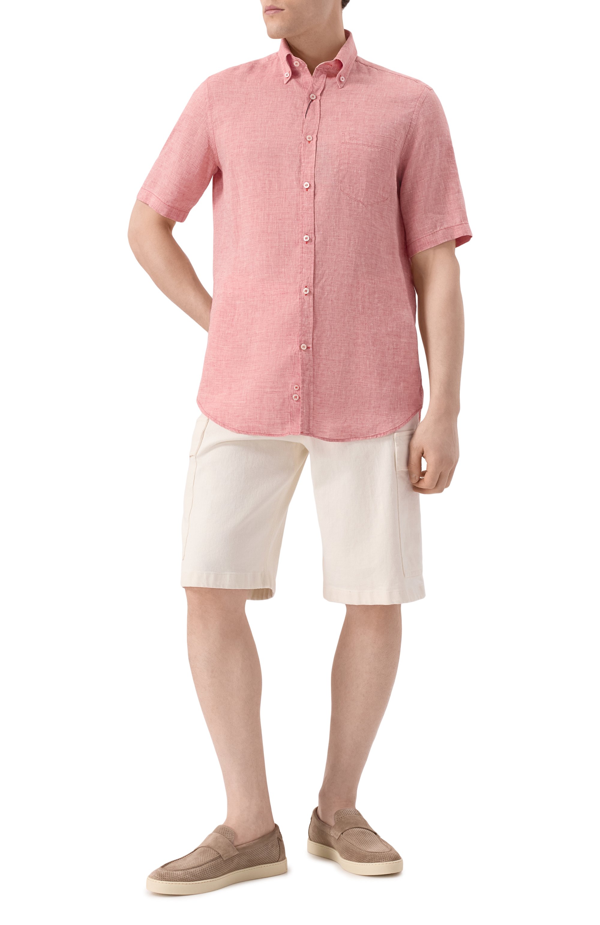 Хлопковые шорты PAUL&SHARK, арт. 25414157, фото 2