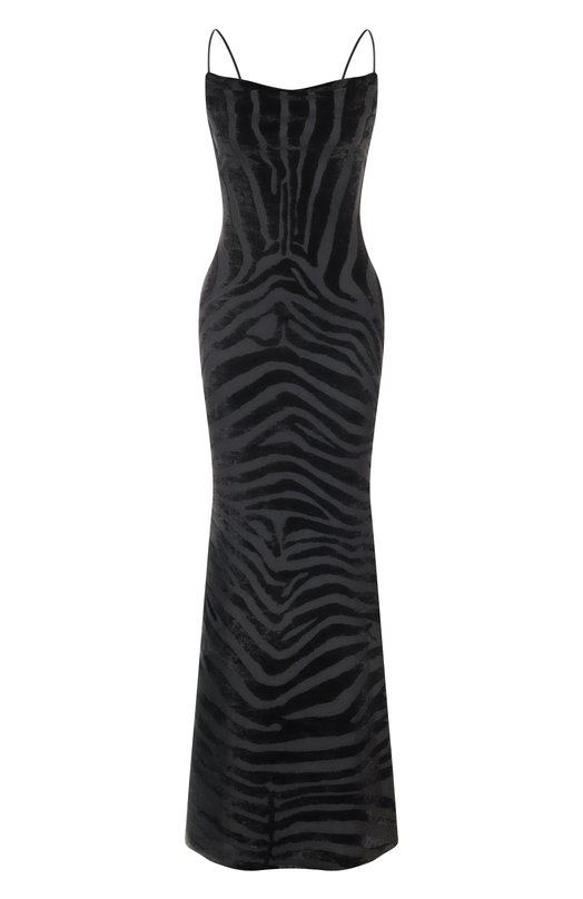 Платье из вискозы Balmain FF0RN300/JL11 Чёрный FF0RN300/JL11