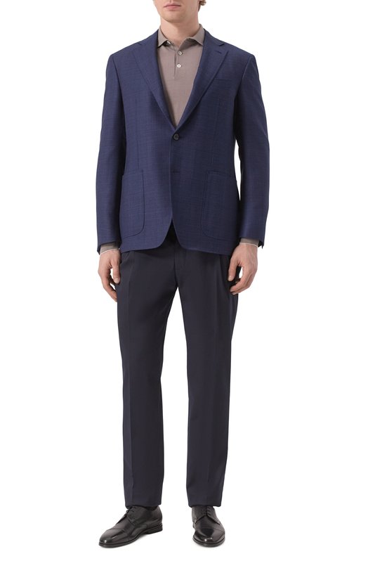 Шерстяной пиджак Canali 23275-CF00863 Синий  23275-CF00863 Фото 3