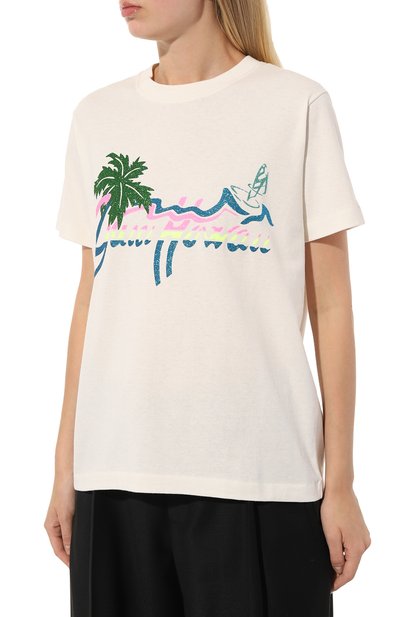 Хлопковая футболка GUCCI, арт. 580762 XJCRA, фото 3