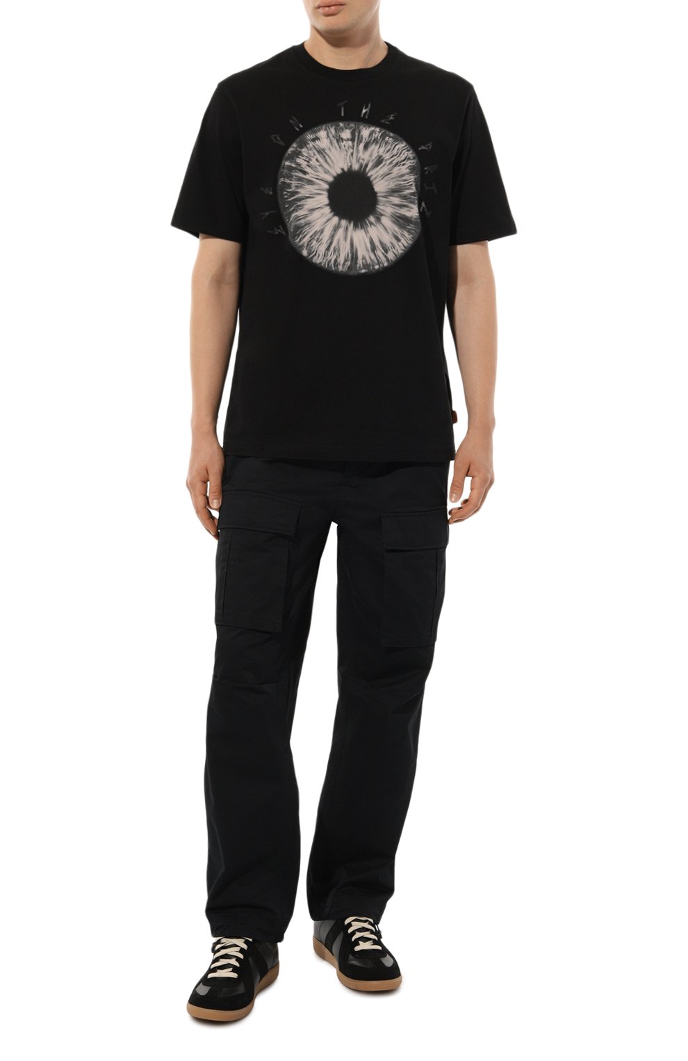 Хлопковые брюки-карго KSUBI черного цвета по цене 28100 руб., арт. MPF23PA015, фото 2 Хлопковые брюки-карго KSUBI, арт. MPF23PA015, фото 2