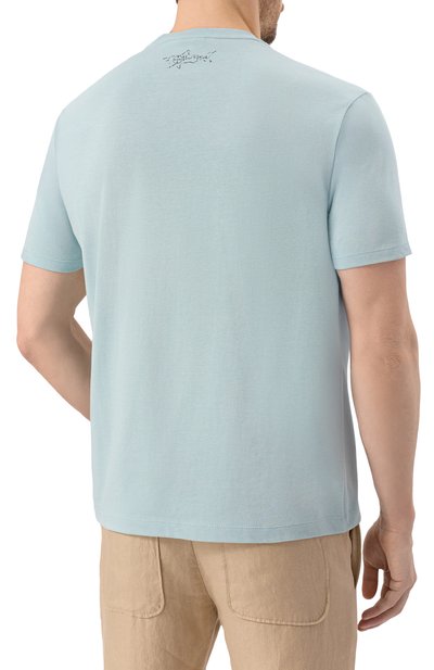 Хлопковая футболка PAUL&SHARK, арт. 25411070, фото 4