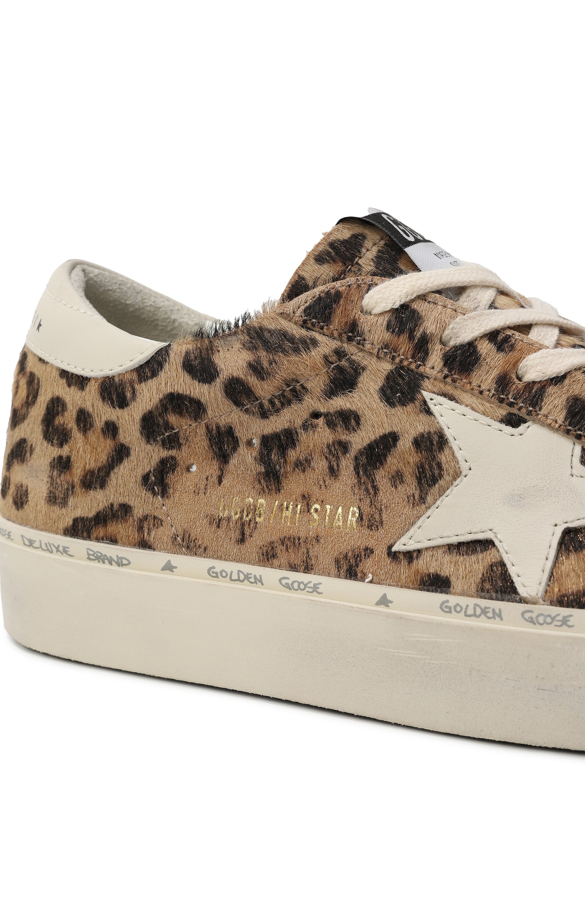 Кожаные кеды hi star GOLDEN GOOSE DELUXE BRAND, арт. GWF00118.F006831, фото 7