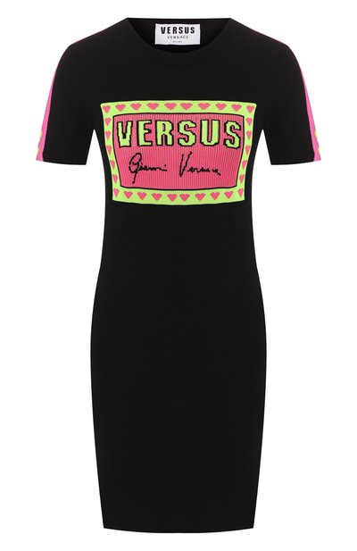 Женское платье с логотипом бренда VERSUS VERSACE, арт. BD80752/BK01316