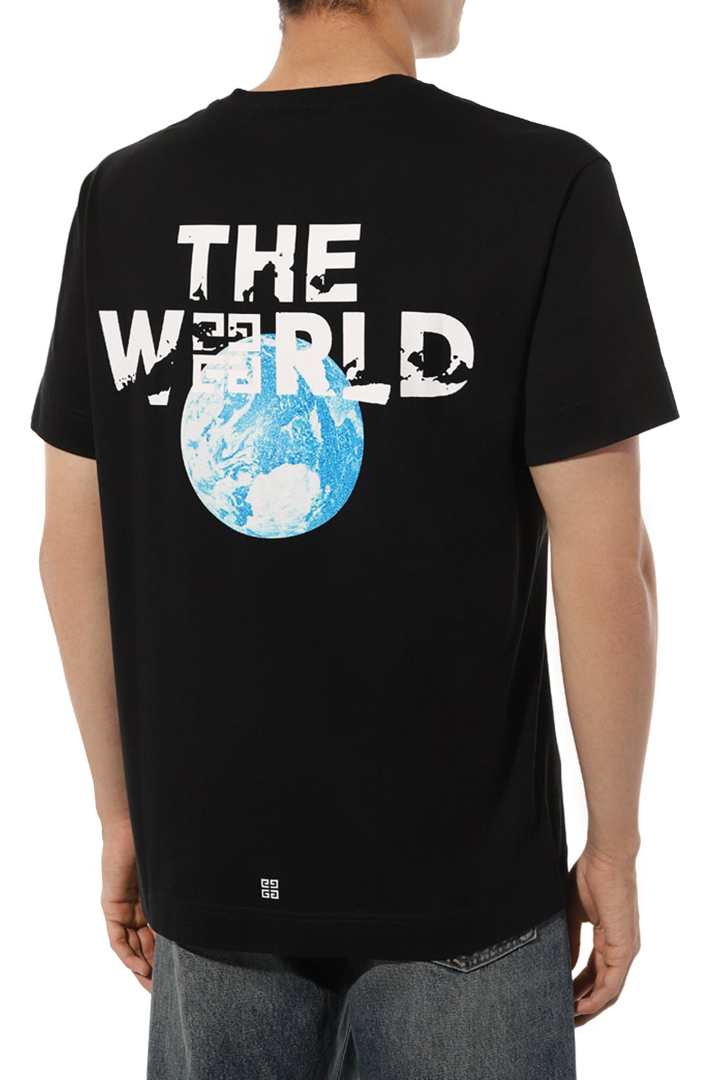 Хлопковая футболка GIVENCHY, арт. BM716R/3YFJ, фото 4