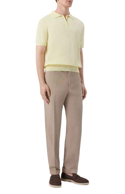 Мужская хлопковое поло CANALI, арт. C0454/MK02459