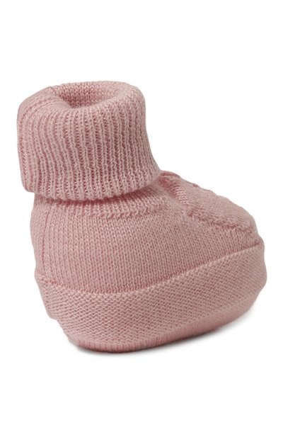 Пинетки из шелка и кашемира BABY T, арт. 24AIR893SA, фото 3