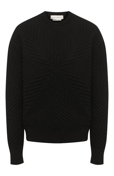 Женский свитшот из шерсти и вискозы ALEXANDER MCQUEEN, арт. 641894/Q1ARM