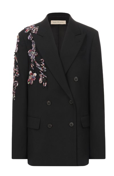 Женский шерстяной жакет DRIES VAN NOTEN, арт. 262-130404/4265