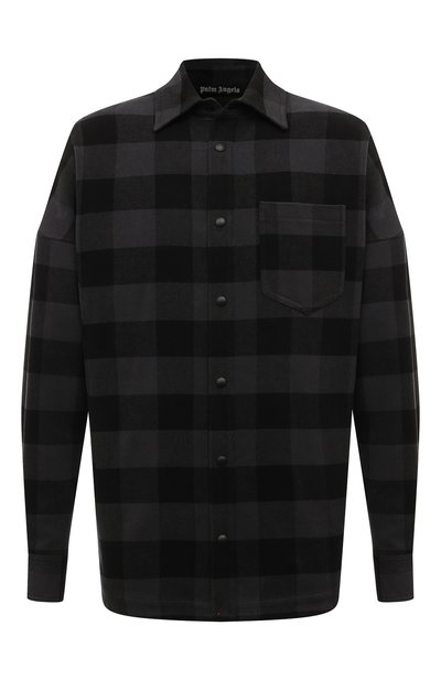 Хлопковая рубашка PALM ANGELS, арт. PMES002C99FAB001, фото 1