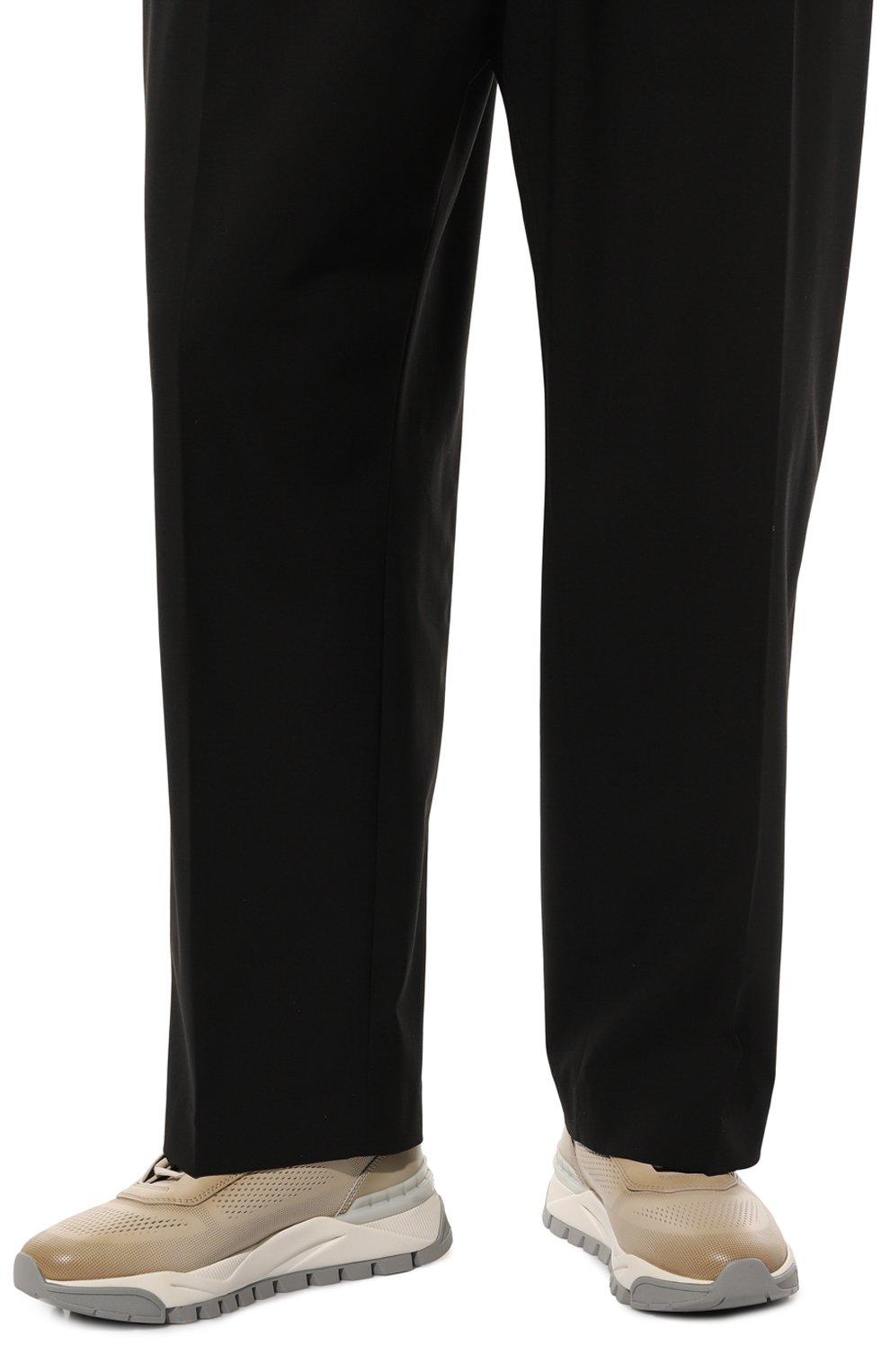 Кожаные кроссовки innova SANTONI, арт. MBIH21976BGBCTT4E32, фото 3