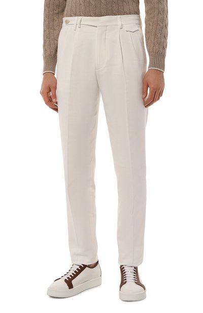 Хлопковые брюки BRUNELLO CUCINELLI, арт. MP416E1920, фото 3