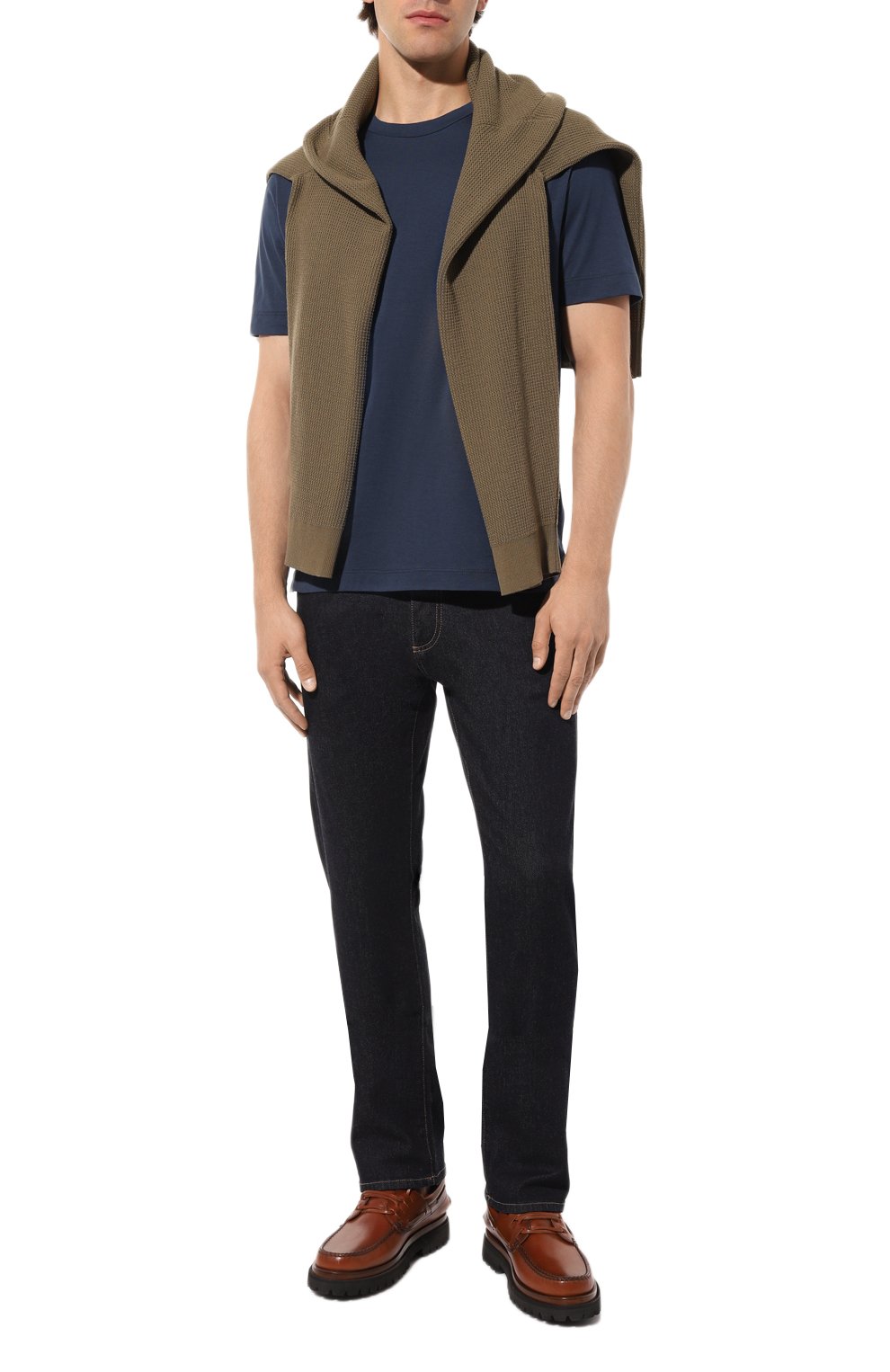 Хлопковая футболка CANALI, арт. T0003/MJ01984, фото 2