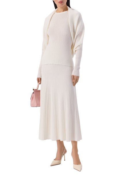 Кардиган из хлопка и шелка AGNONA, арт. KM09010E/7Q180PE, фото 2