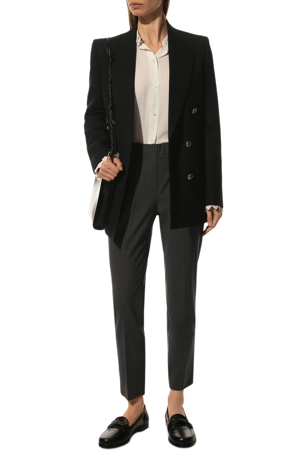 Шерстяные брюки BRUNELLO CUCINELLI, арт. 221M0W07P6818, фото 2