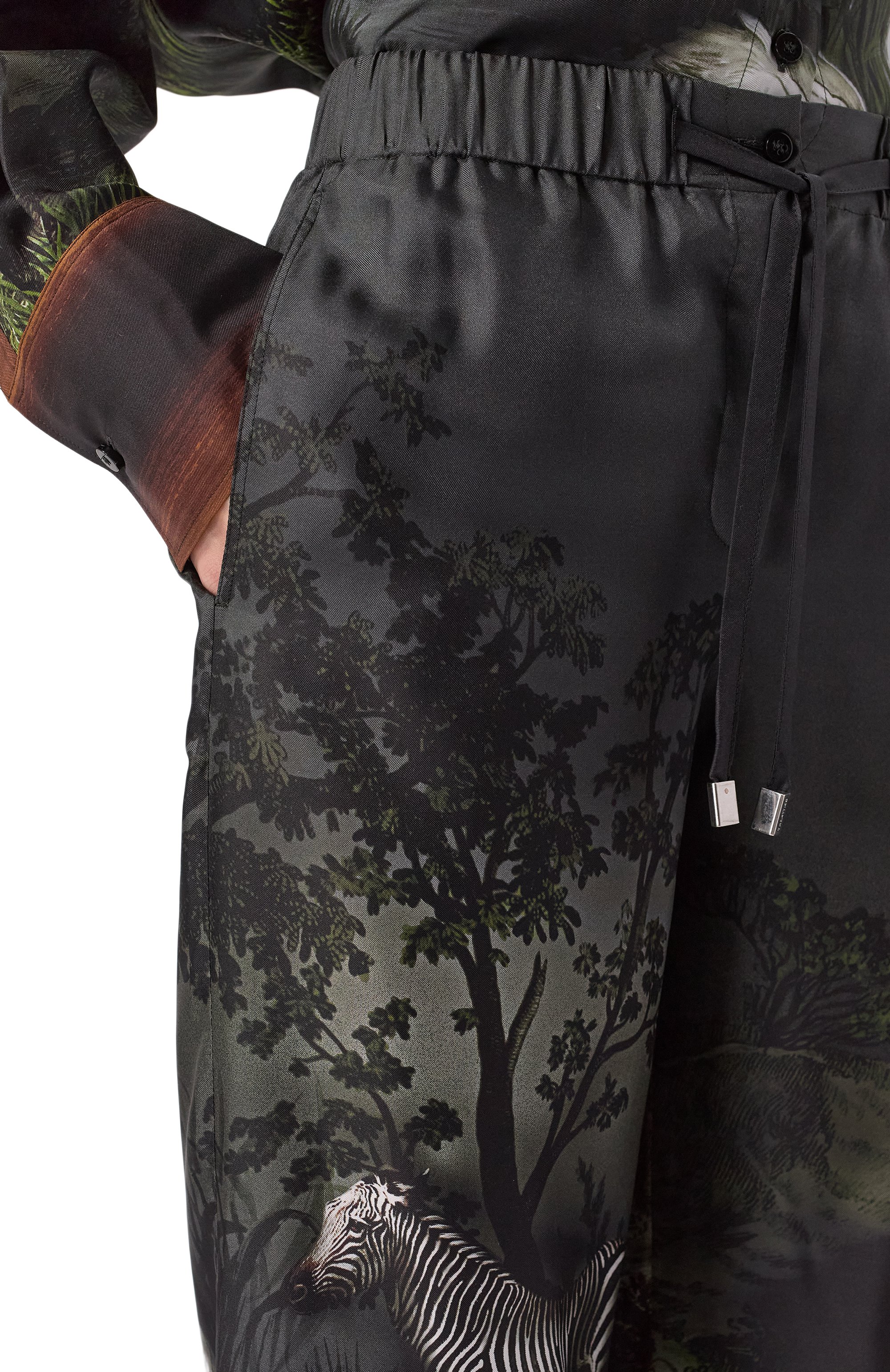 Шелковые брюки THE ATTICO, арт. 250WCP00258/SSS015PR, фото 5