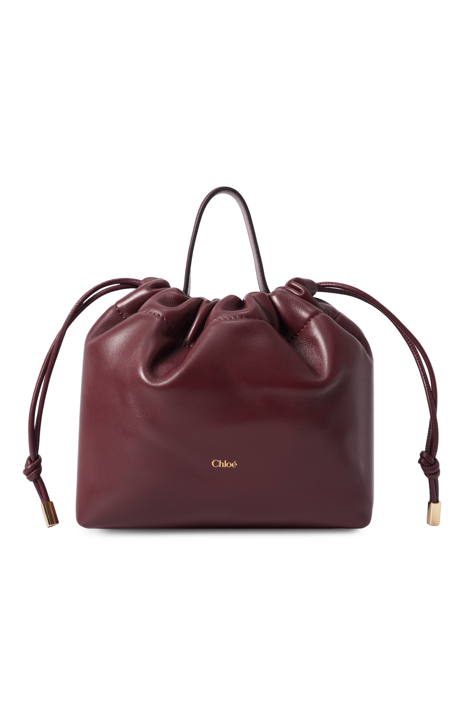 Сумка chloé icons mini CHLOÉ бордового цвета по цене 136000 руб., арт. CH26SP126R12, фото 7 Сумка chloé icons mini CHLOÉ, арт. CH26SP126R12, фото 7