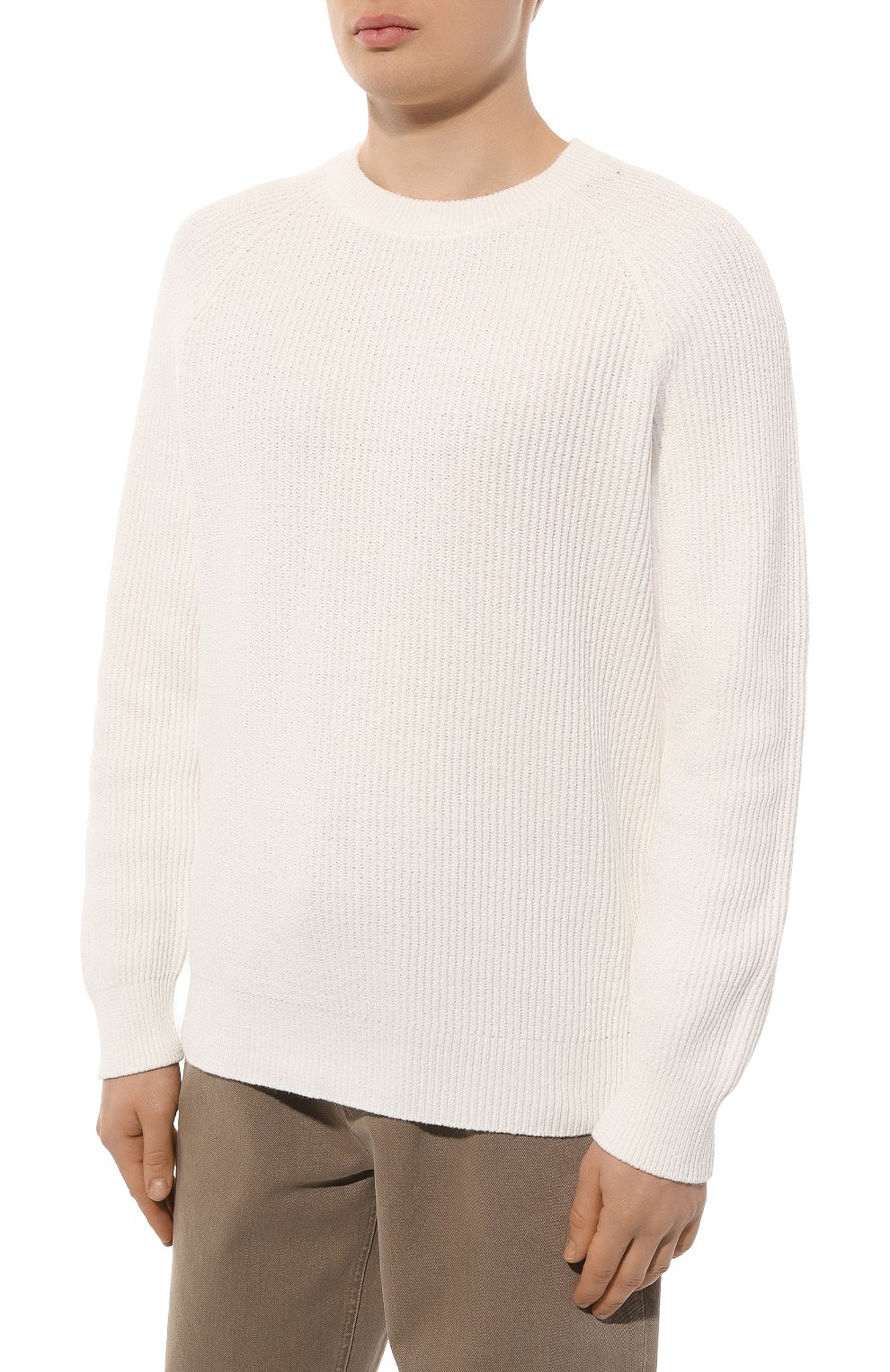Хлопковый джемпер BRUNELLO CUCINELLI, арт. M2W70B2286, фото 3