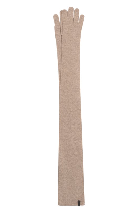 Кашемировые перчатки Brunello Cucinelli M12202879P Бежевый M12202879P