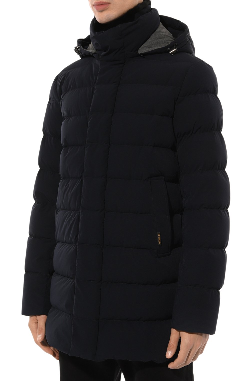 Пуховик с воротником из кролика HETREGO, арт. 8N435R/WILLIAM, фото 3