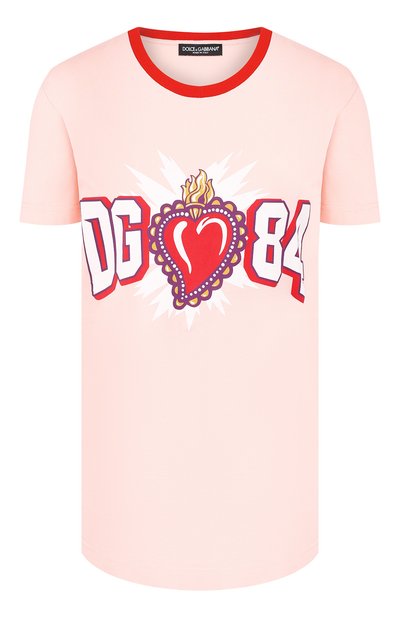 Женская хлопковая футболка DOLCE & GABBANA, арт. F8L21T/HH7QN