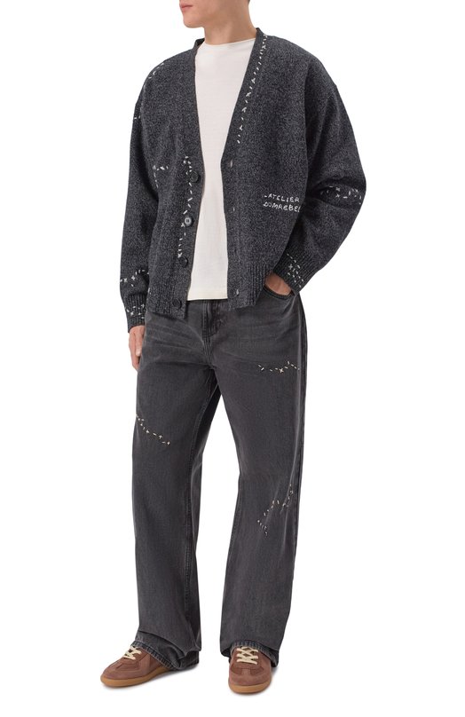 Кардиган DOMREBEL M RENEGADE/KNIT CARDIGAN Серый  M RENEGADE/KNIT CARDIGAN Фото 2