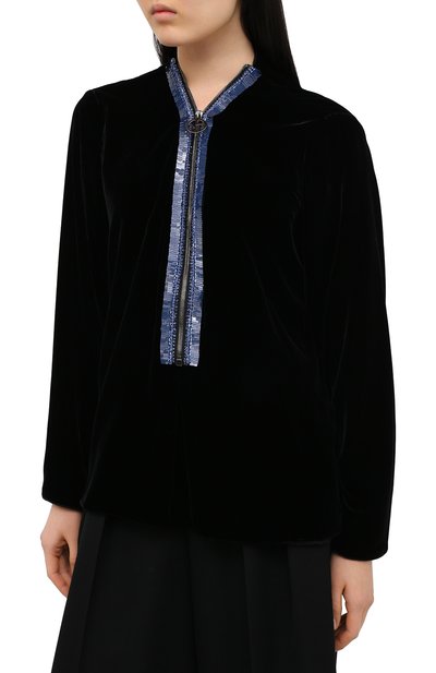 Блузка из вискозы и шелка GIORGIO ARMANI, арт. 0WHCR017/T024Y, фото 3
