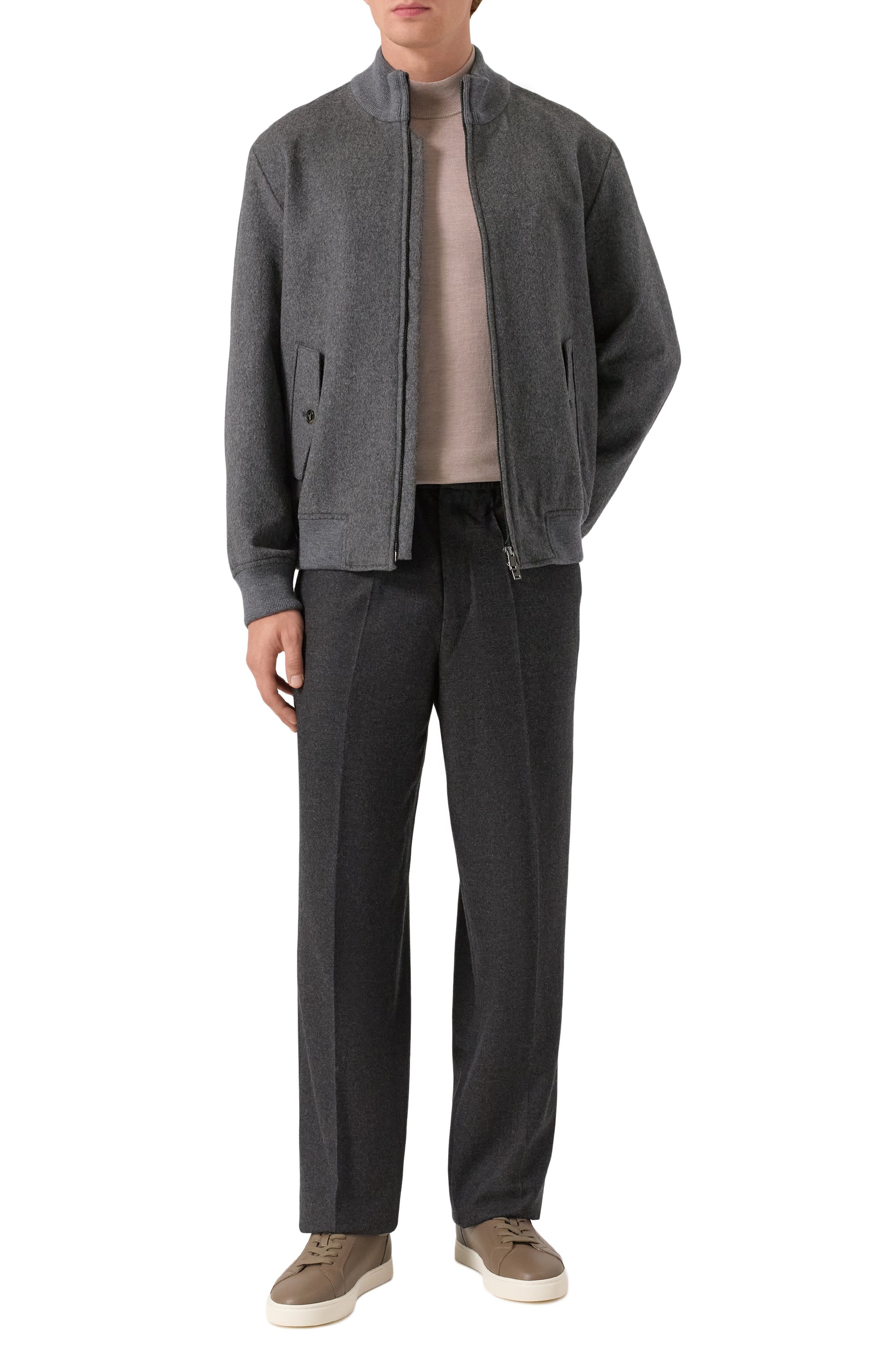 Шерстяной бомбер 12 STOREEZ, арт. 132766, фото 2