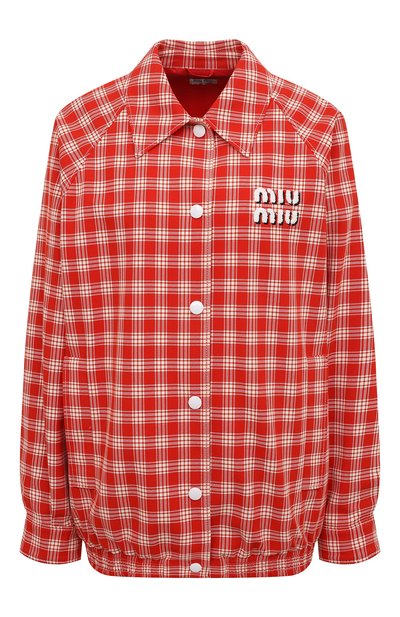 Женская хлопковая куртка MIU MIU, арт. ML825-6J1-F0976