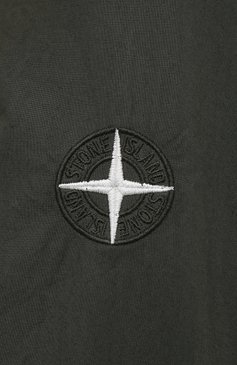 Мужская хлопковая рубашка STONE ISLAND зеленого цвета, арт. 731512501 | Фото 5 (Материал внешний: Хлопок; Длина (для топов): Стандартные; Рукава: Длинные; Случай: Повседневный; Стили: Кэжуэл; Воротник: Кент; Манжеты: На пуговицах; Мужское Кросс-КТ: Рубашка-одежда; Принт: Однотонные; Драгоценные камни: Проставлено; Материал сплава: Проставлено)