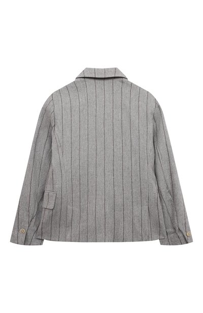 Шерстяной пиджак ELEVENTY серого цвета по цене 41200 руб., арт. ET2Q24 I0173/8-10, фото 2 Шерстяной пиджак ELEVENTY, арт. ET2Q24 I0173/8-10, фото 2