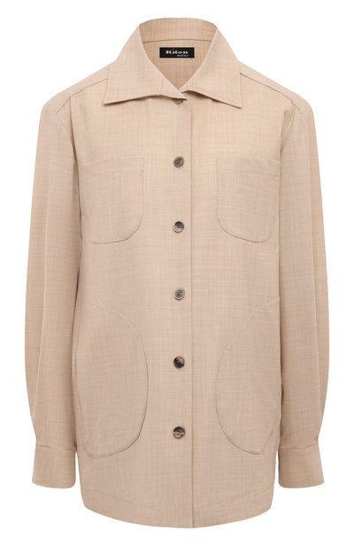 Женская шерстяная рубашка KITON, арт. D50429K09T03