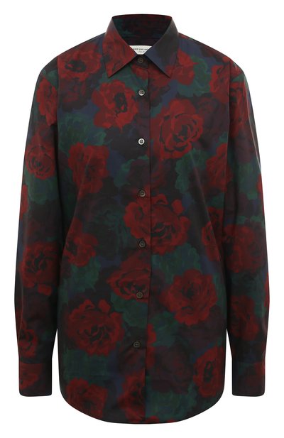Женская хлопковая рубашка DRIES VAN NOTEN, арт. 231-030708-6011