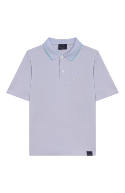 Хлопковое поло PAUL & SHARK JUNIOR, арт. WUM00A/LEA07/6A-8A