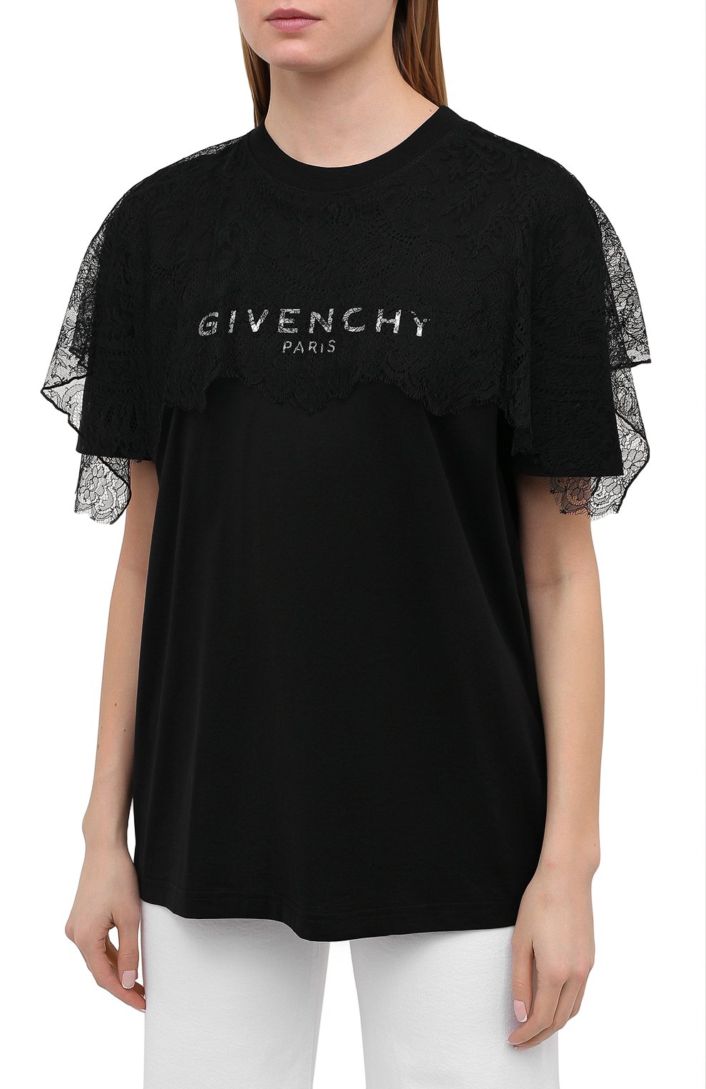 Хлопковая футболка GIVENCHY, арт. BW708R3Z4U, фото 3