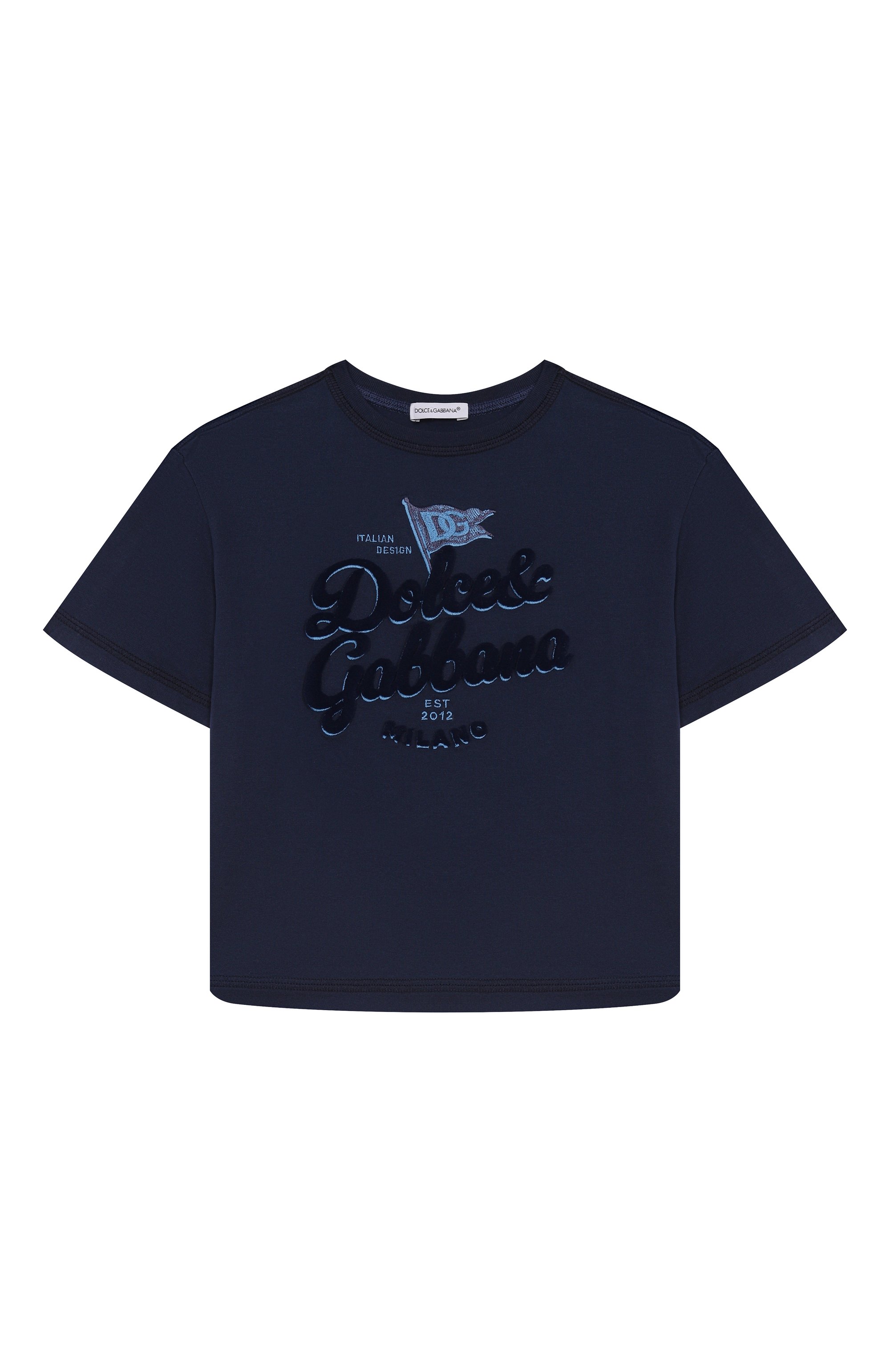 Хлопковая футболка DOLCE & GABBANA, арт. L4JTHV/G70J1/8-14, фото 1