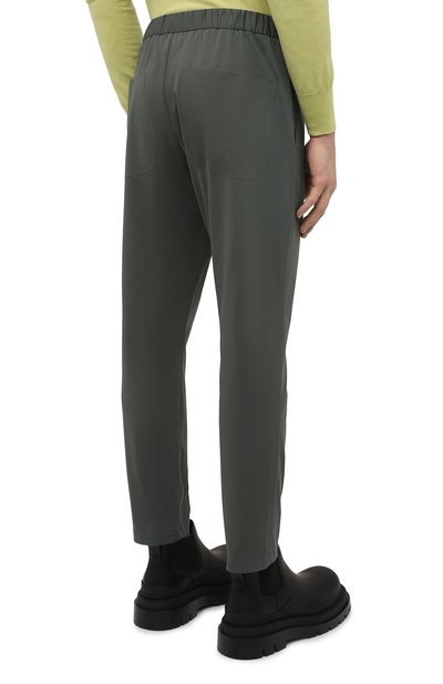 Брюки KAZUYUKI KUMAGAI хаки цвета по цене 41050 руб., арт. AP11-225, фото 4 Брюки KAZUYUKI KUMAGAI, арт. AP11-225, фото 4