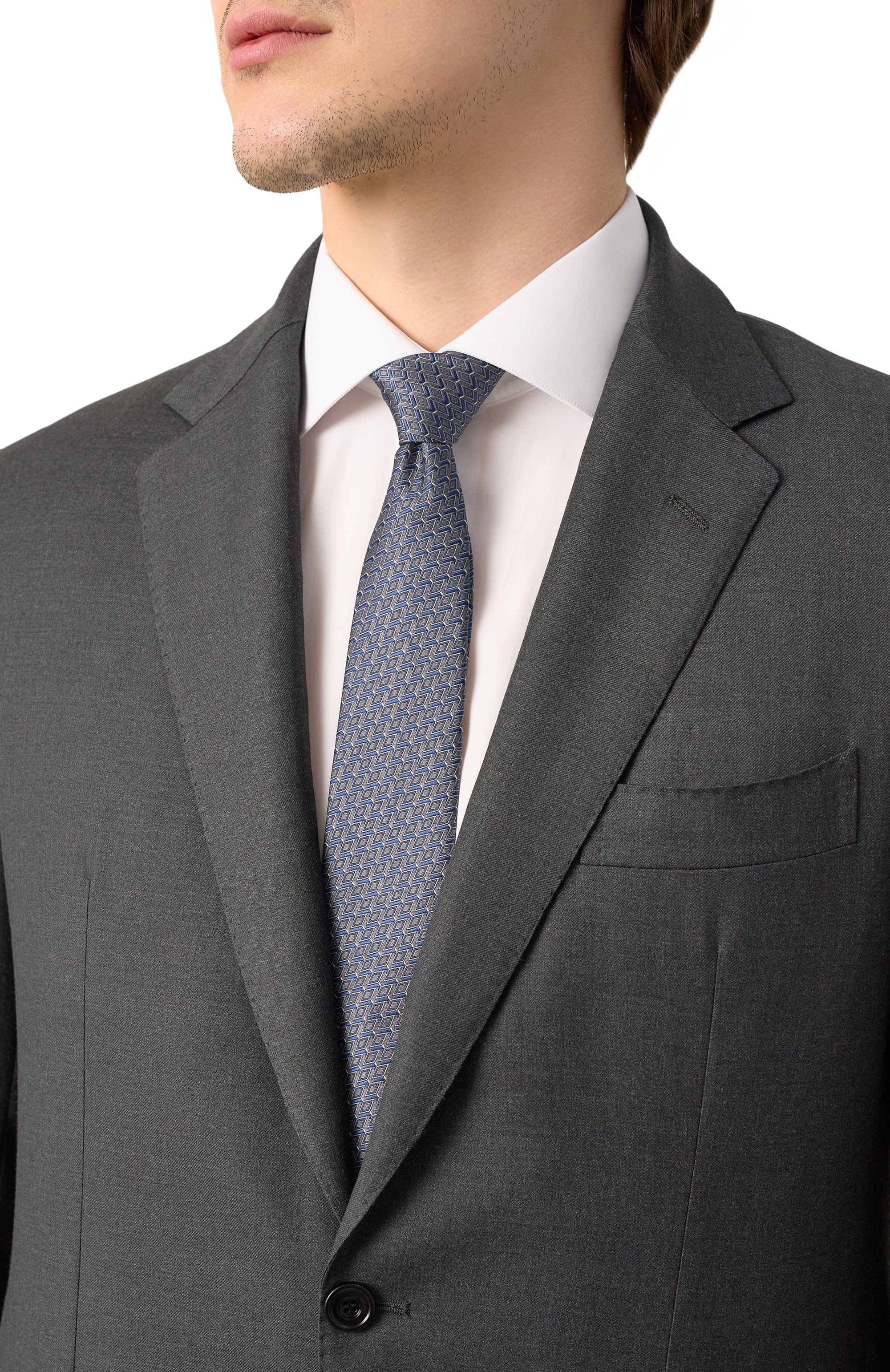 Шелковый галстук CANALI, арт. 18/HJ04191, фото 2