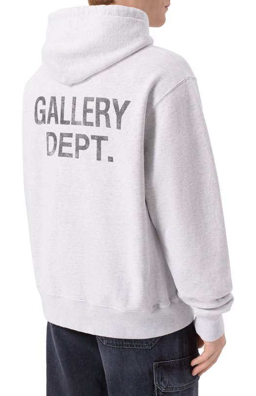 Хлопковое худи Gallery Dept. GPH-50044 Серый  GPH-50044 Фото 4