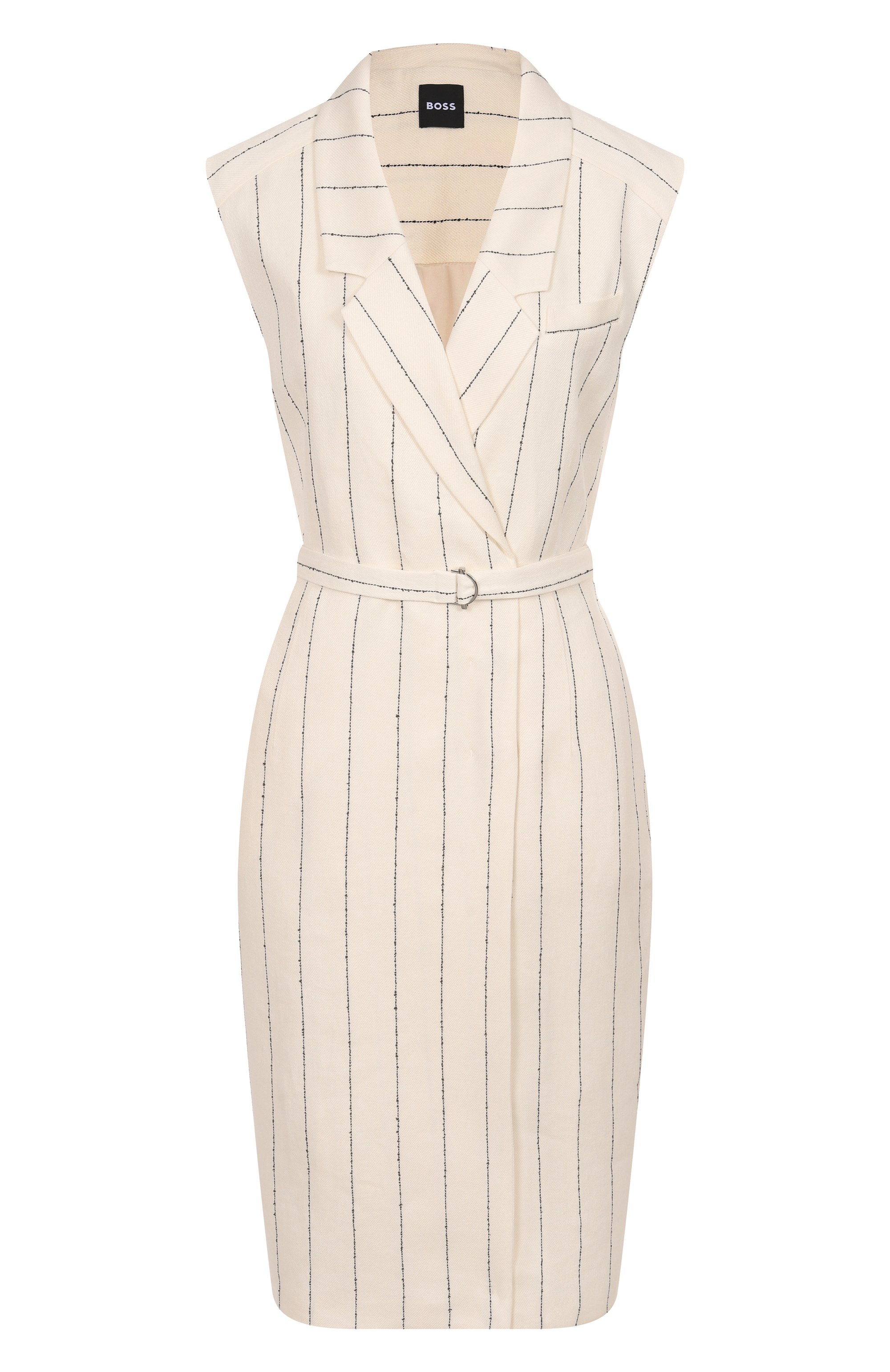 Платье из льна и вискозы BOSS, арт. 50540617, фото 1