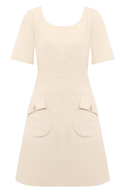 Женское платье из хлопка и шерсти GUCCI, арт. 631480/ZAD93