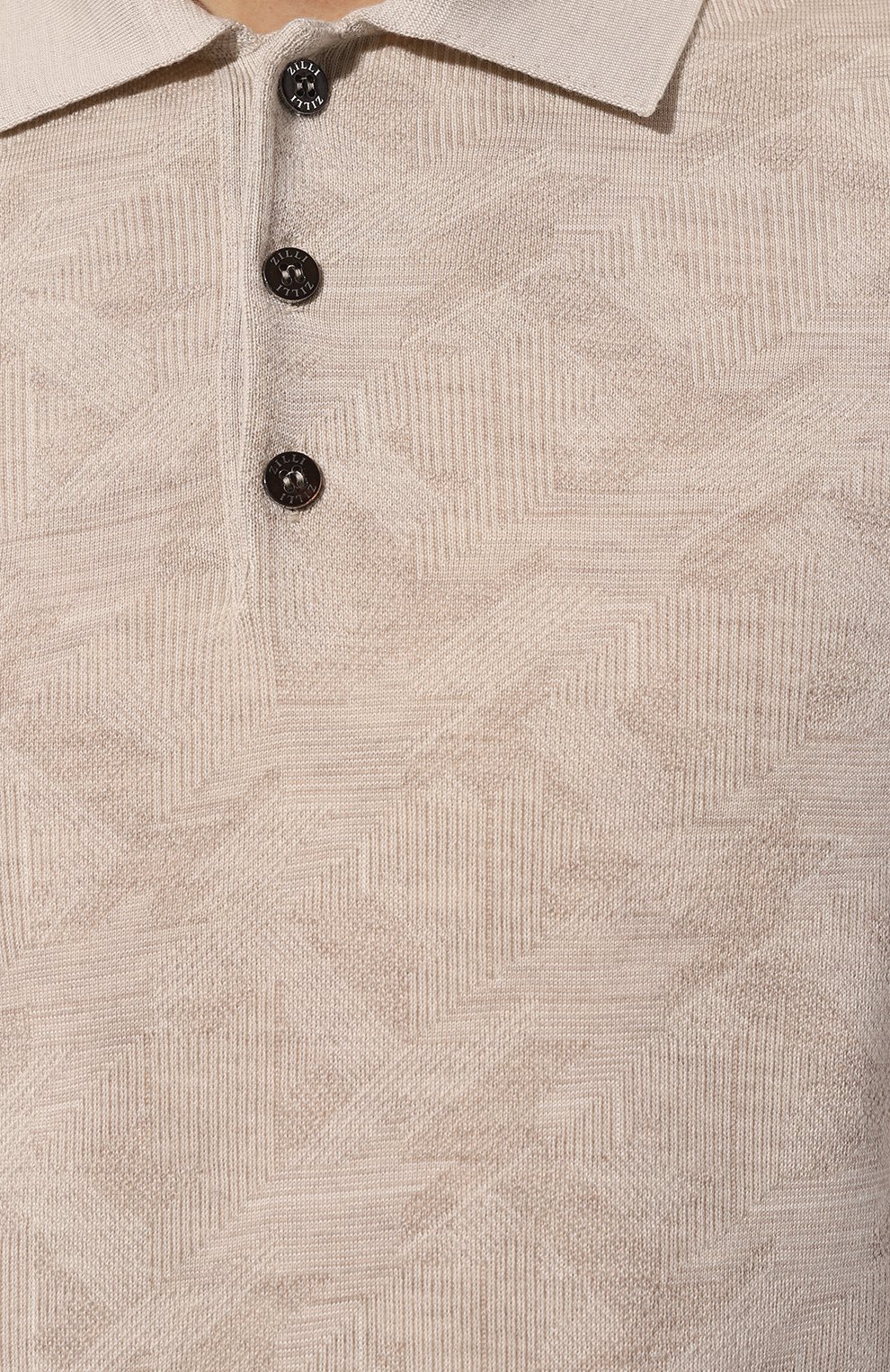 Поло из шерсти и шелка ZILLI, арт. KBP001M0230VRPP00, фото 5