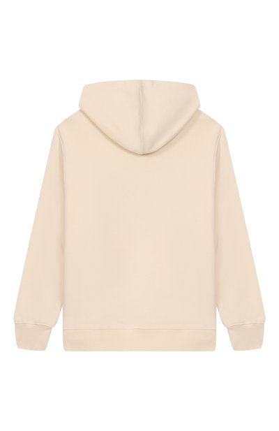 Хлопковое худи MSGM KIDS кремового цвета по цене 12600 руб., арт. F5MSJBHS211, фото 2 Хлопковое худи MSGM KIDS, арт. F5MSJBHS211, фото 2