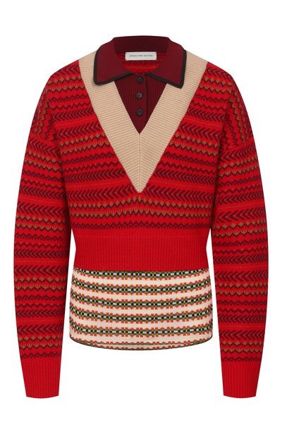 Поло из шерсти и вискозы DRIES VAN NOTEN, арт. 011226/4760, фото 1