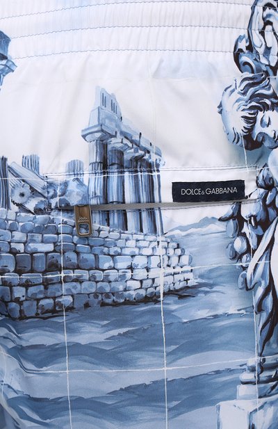 Плавки-шорты DOLCE & GABBANA темно-синего цвета по цене 59750 руб., арт. M4A06T/FHMCI, фото 5 Плавки-шорты DOLCE & GABBANA, арт. M4A06T/FHMCI, фото 5