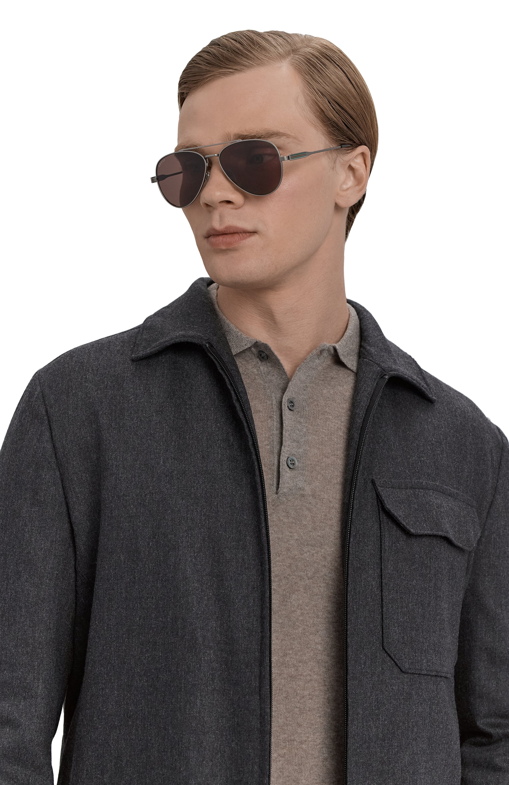 Солнцезащитные очки GUCCI коричневого цвета по цене 48100 руб., арт. GG1874S 003, фото 2 Солнцезащитные очки GUCCI, арт. GG1874S 003, фото 2