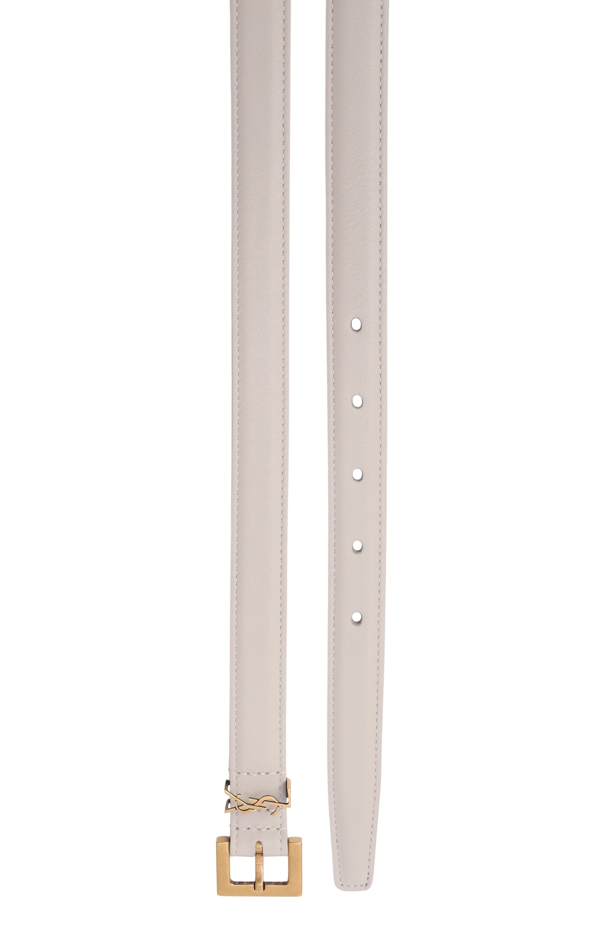 Кожаный ремень SAINT LAURENT, арт. 554465/B000W, фото 3